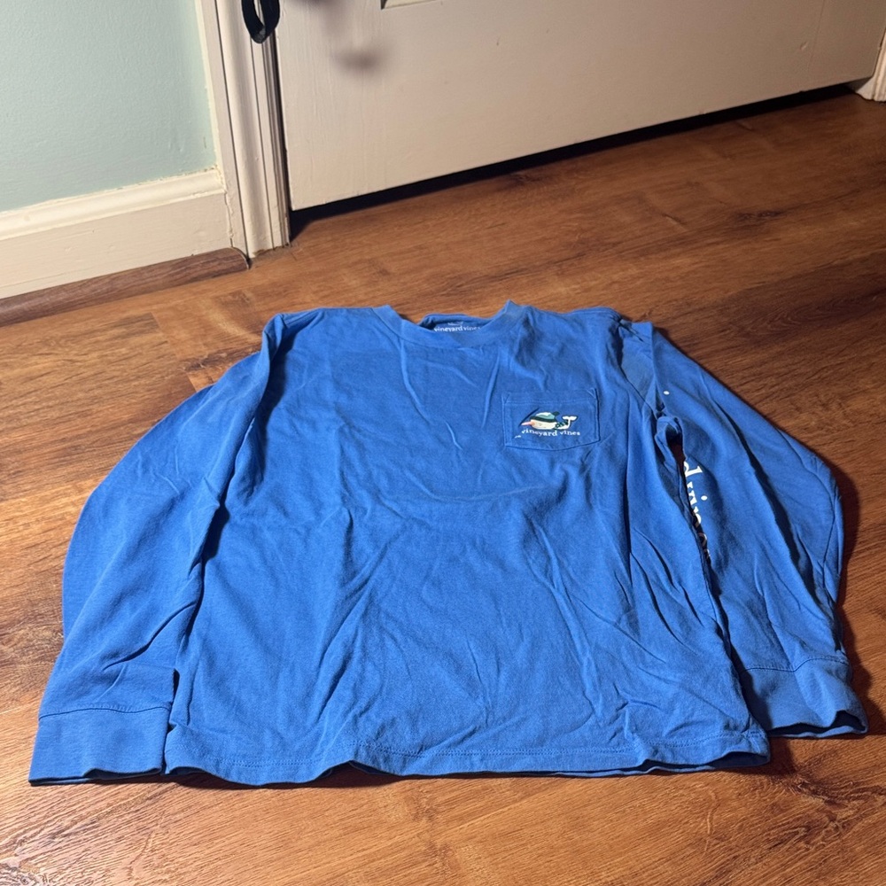 Vineyard Vines Classic Blue Long Sleeve Tee